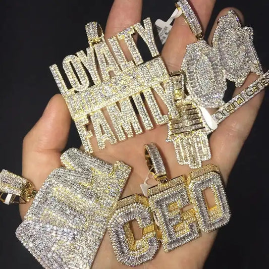 Revealing the making process of "iced out" jewelry