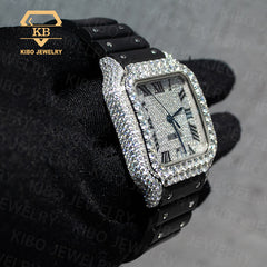 41MM Iced Out Watch Handmade Setting Bust Down VVS Moissanite Watches