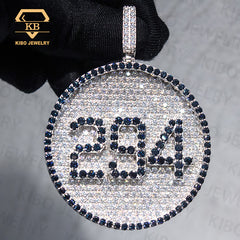 Iced Out Name Custom 925 Silver VVS Hip Hop Letter Moissanite Pendant For Rapper