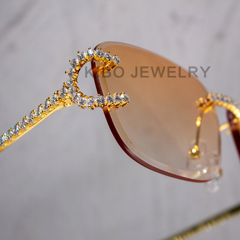 Diamond cartier glasses online dhgate