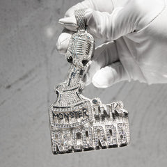 hip hop 925 silvervvs moissanite custom iced out pendant for men