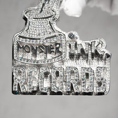 hip hop 925 silvervvs moissanite custom iced out pendant for men