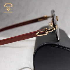 wood style hip hop for rappers fashion sunglasses