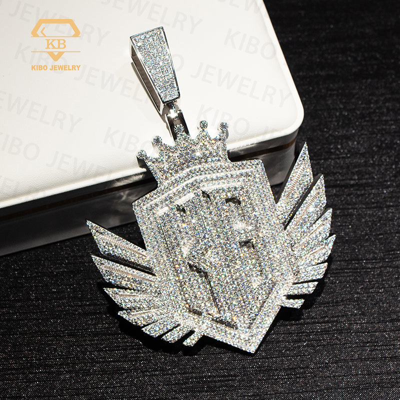  Personalized Custom Moissanite Iced Out logo Jewelry Hip Hop Pendants