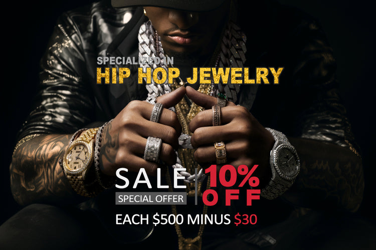 hip hop jewelry banner for sale